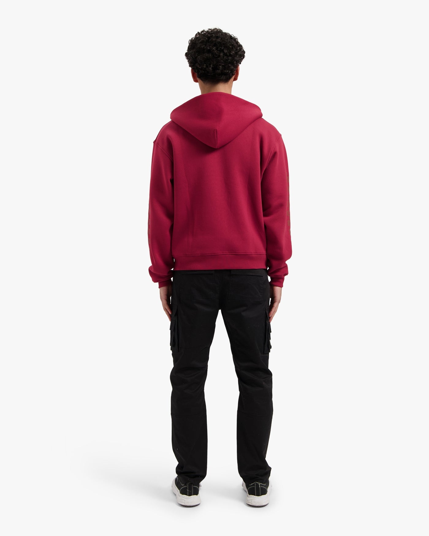 CROYEZ FINISH ZIP HOODIE | RED