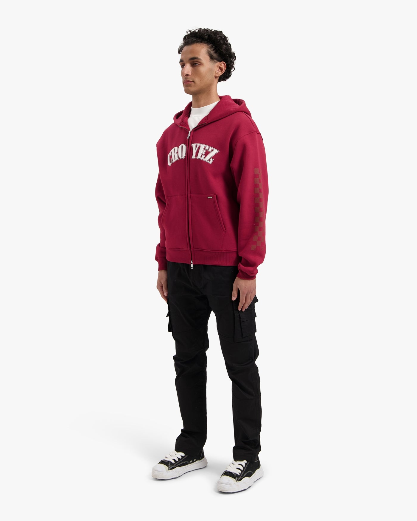 CROYEZ FINISH ZIP HOODIE | RED