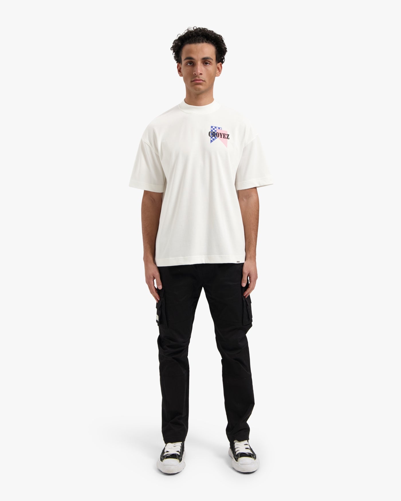 CROYEZ FUMES FLAG T-SHIRT - OFF-WHITE