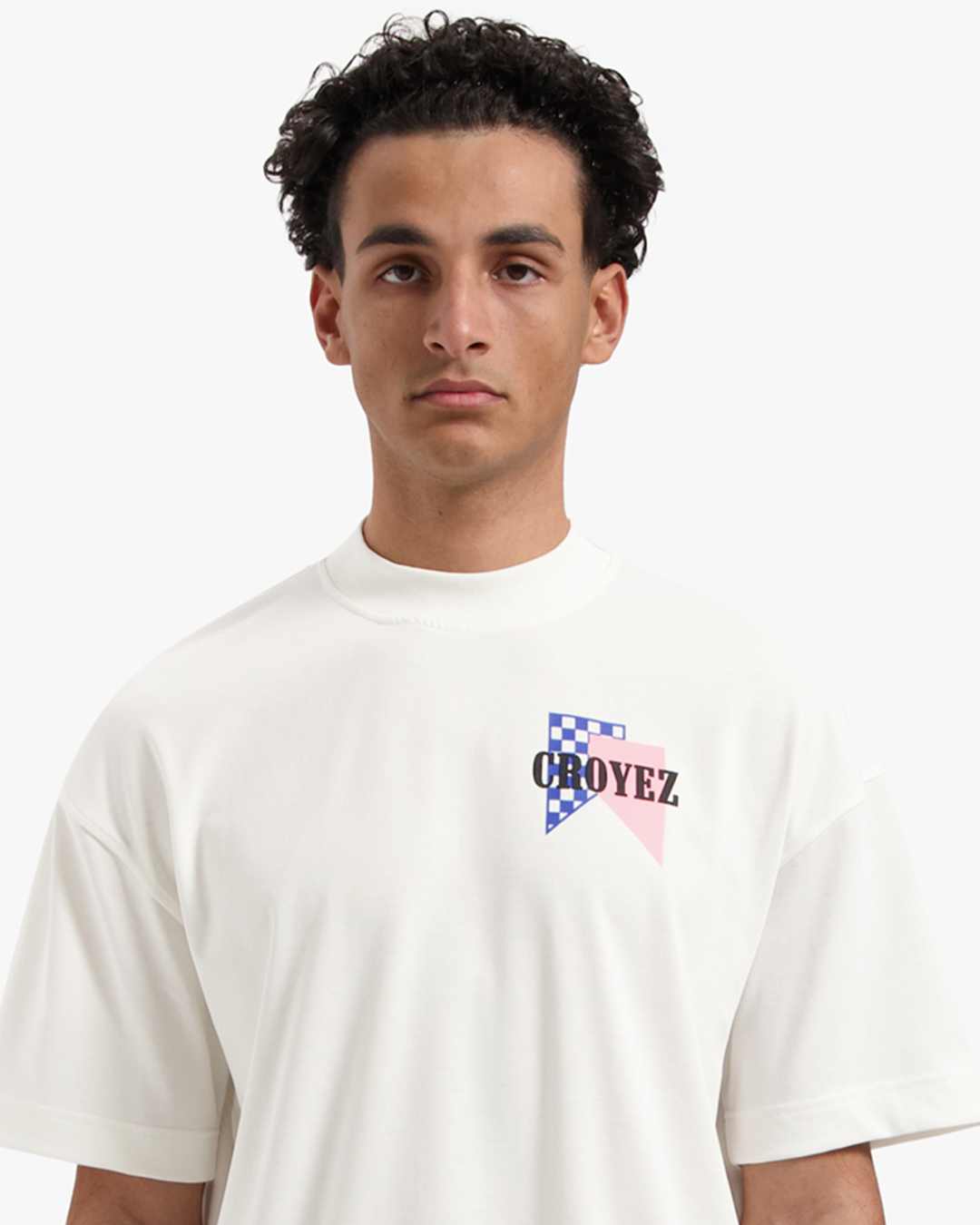 CROYEZ FUMES FLAG T-SHIRT - OFF-WHITE