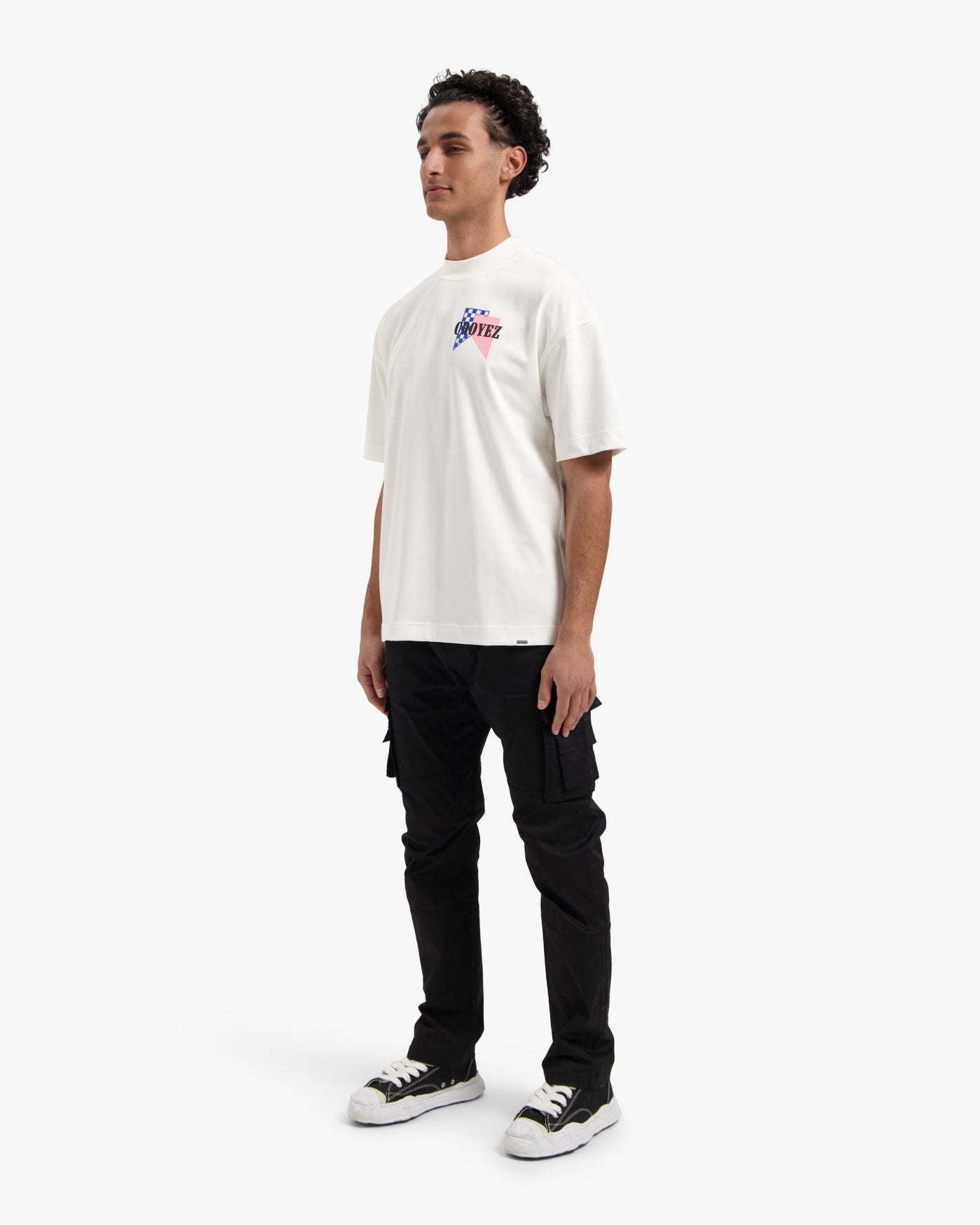 CROYEZ FUMES FLAG T-SHIRT - OFF-WHITE