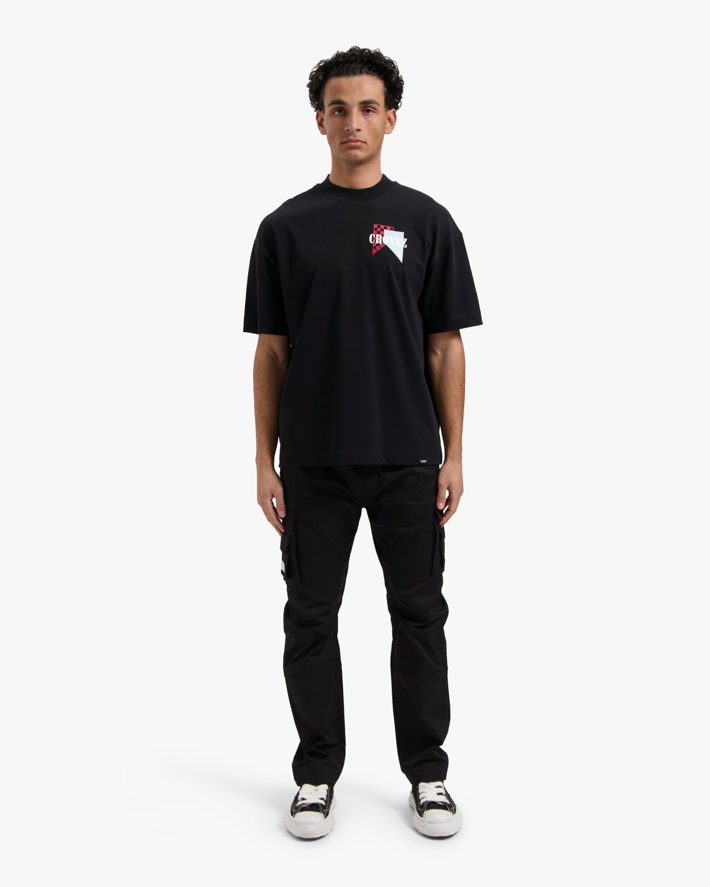 CROYEZ FUMES FLAG T-SHIRT | BLACK