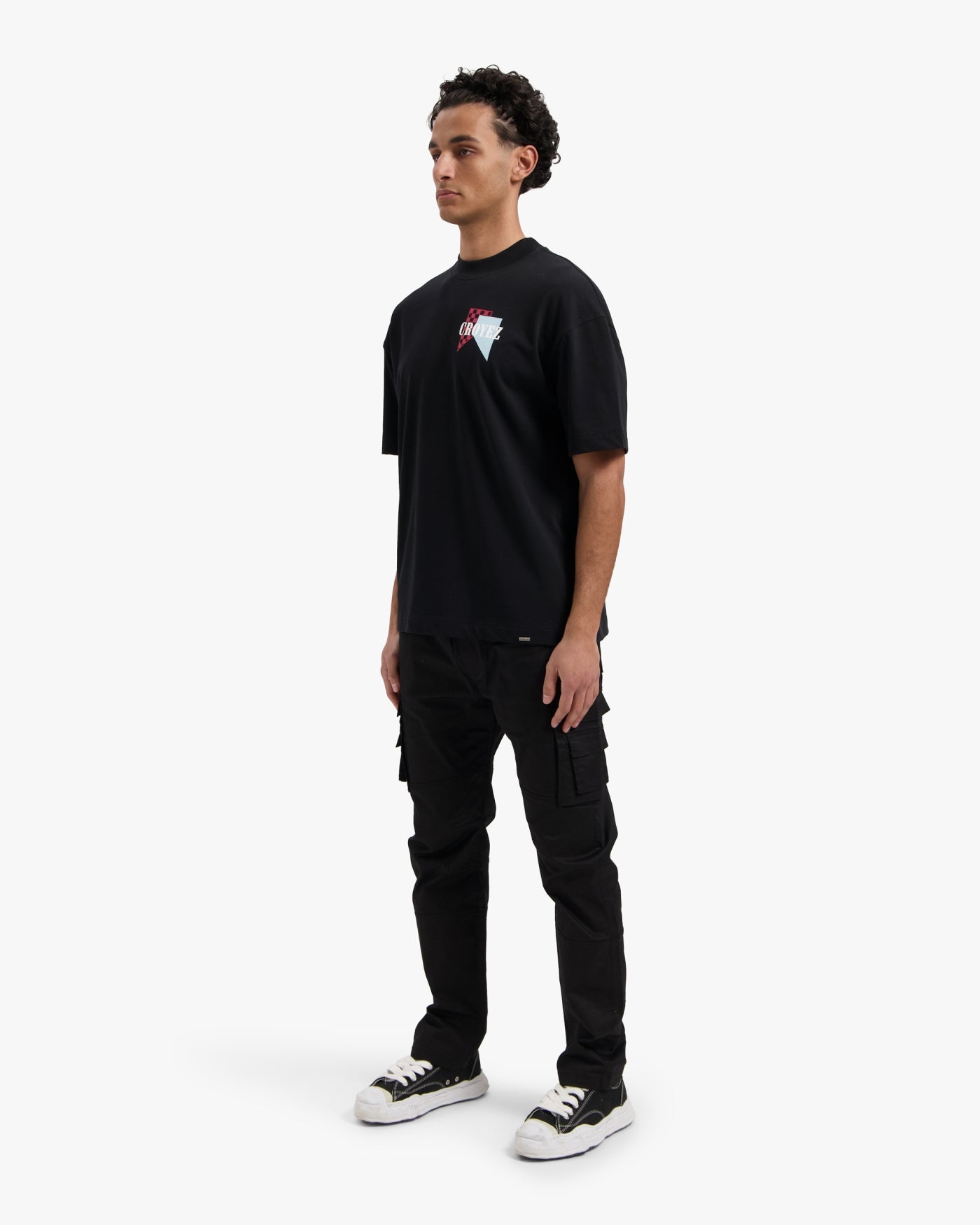 CROYEZ FUMES FLAG T-SHIRT | BLACK