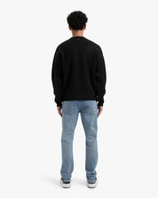 CROYEZ HEART KNIT SWEATER | BLACK