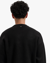 CROYEZ HEART KNIT SWEATER | BLACK