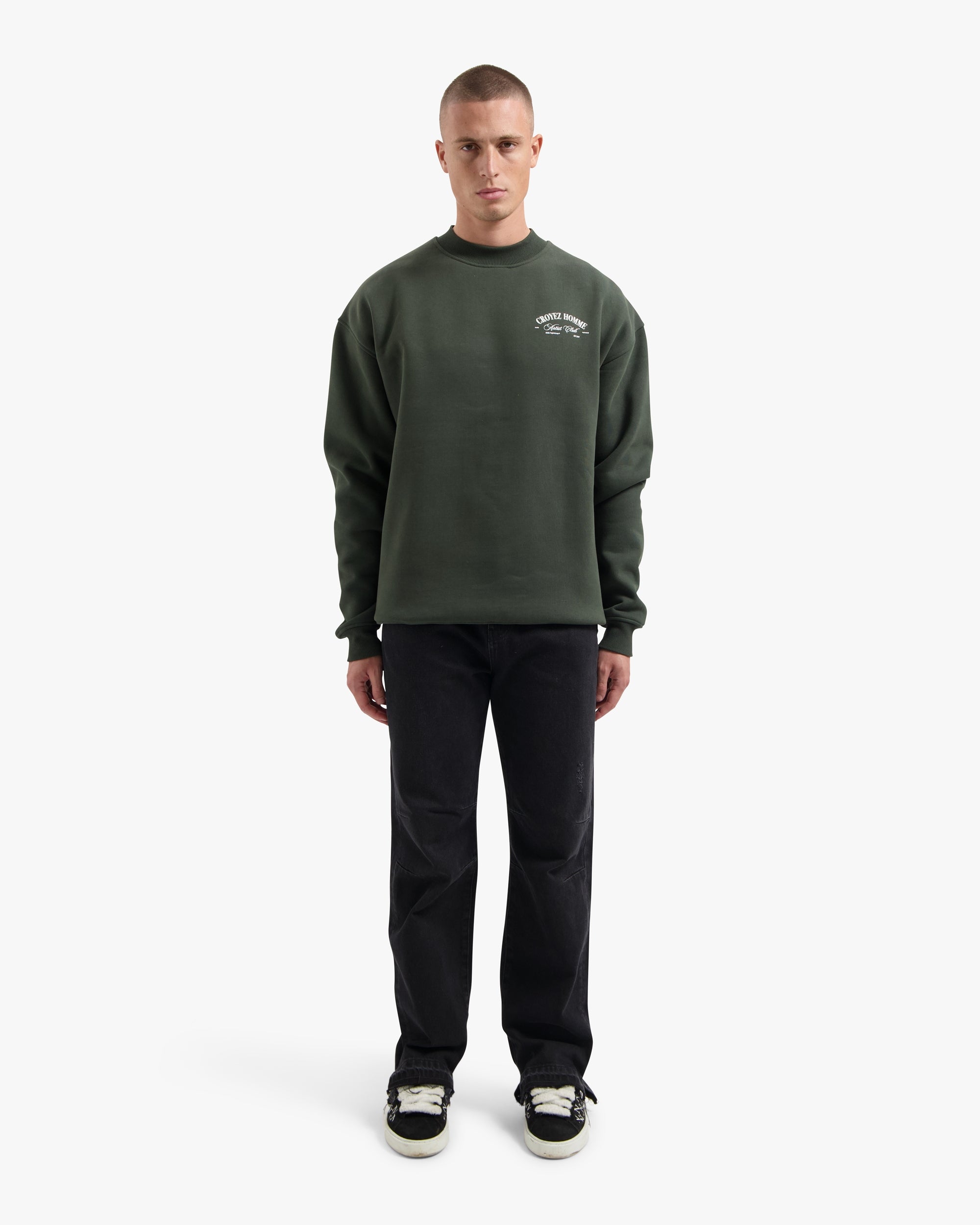 CROYEZ ARTIST CLUB SWEATER | DARK GREEN