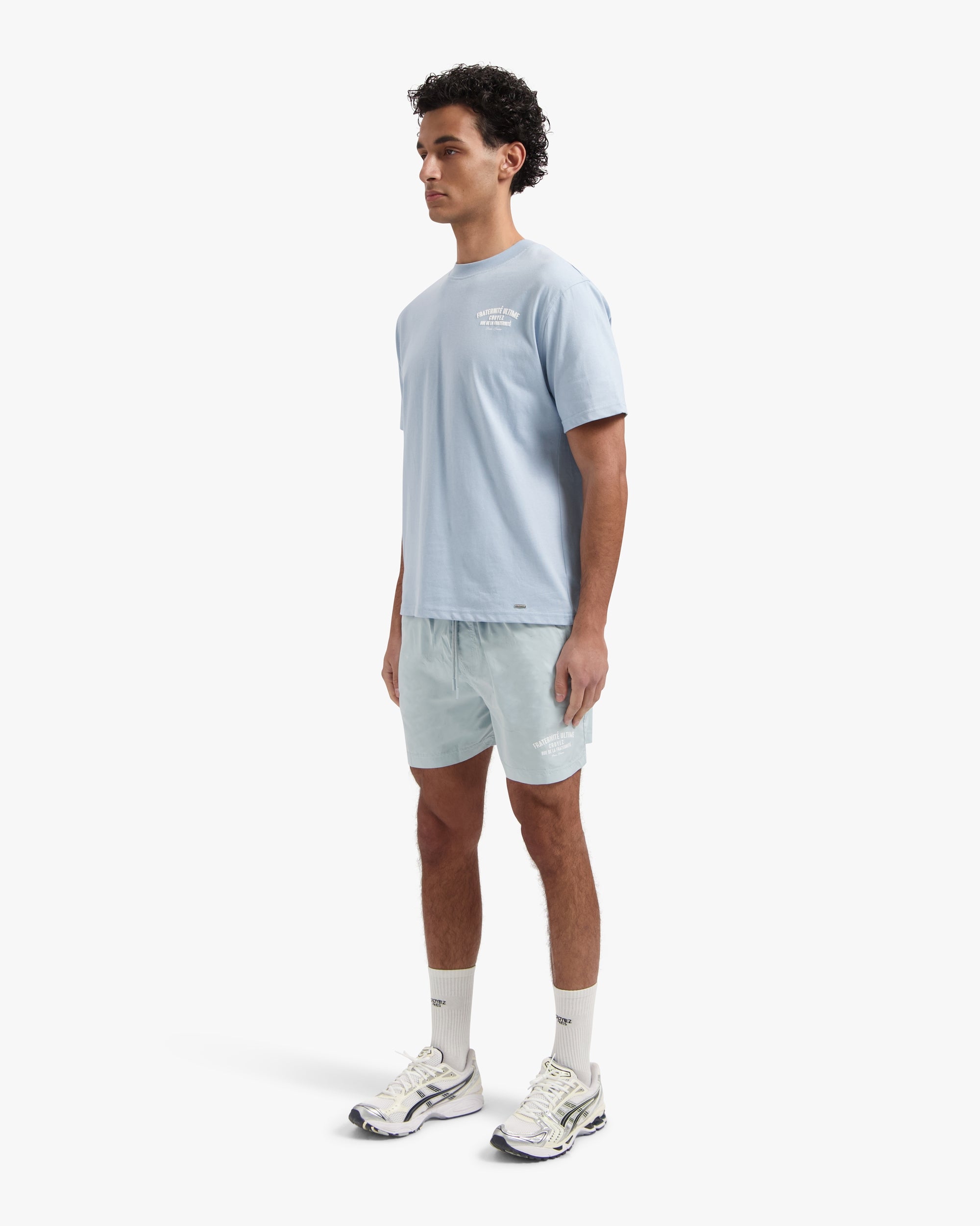 CROYEZ FRATERNITÉ SWIM SHORTS | LIGHT BLUE