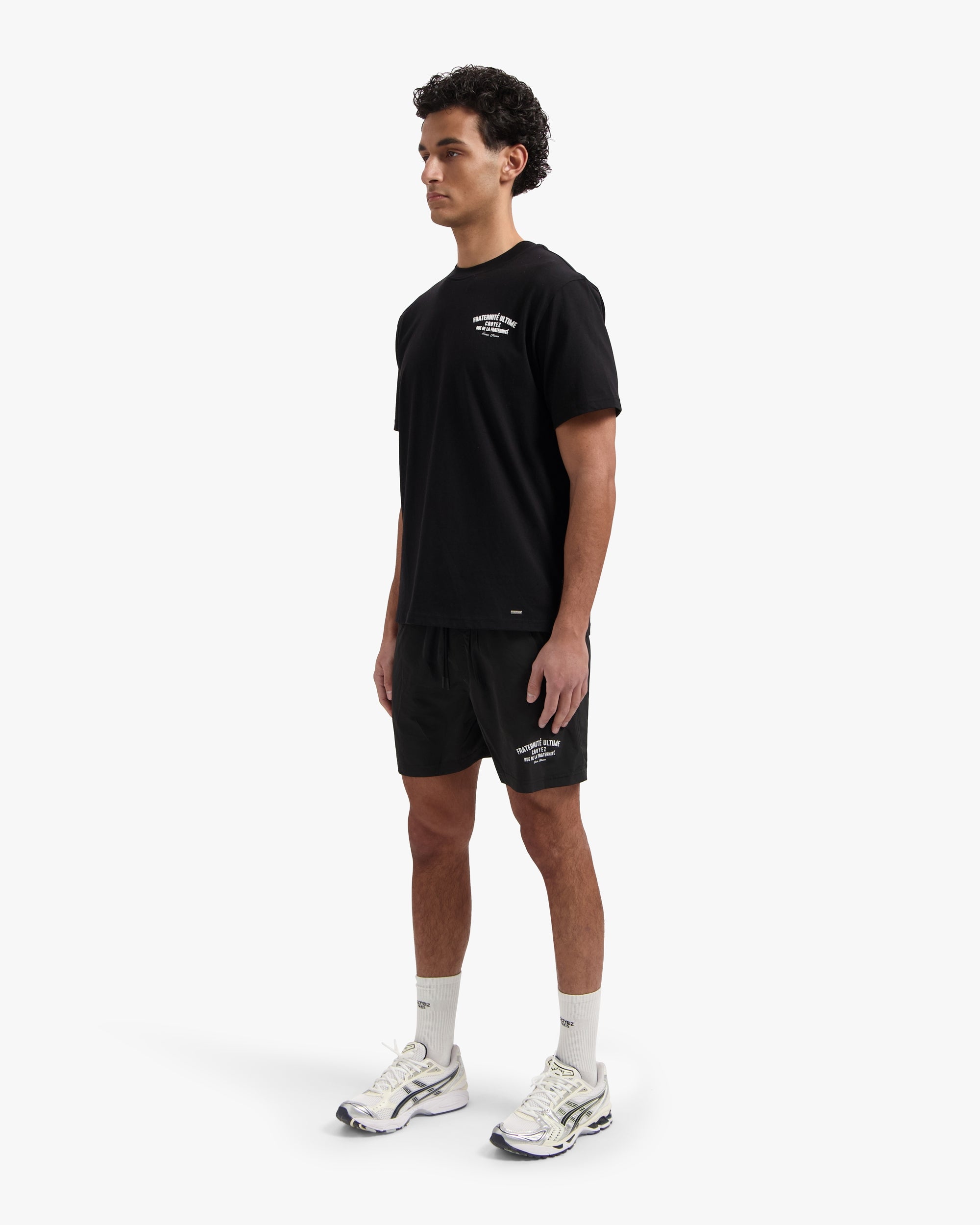 CROYEZ FRATERNITÉ SWIM SHORTS | BLACK