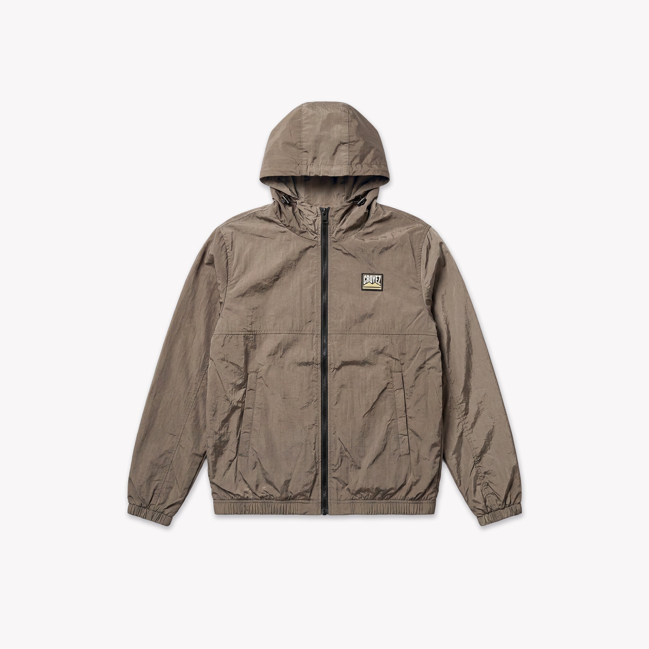  Croyez Crinkle Patch Jacket | Washed Brown