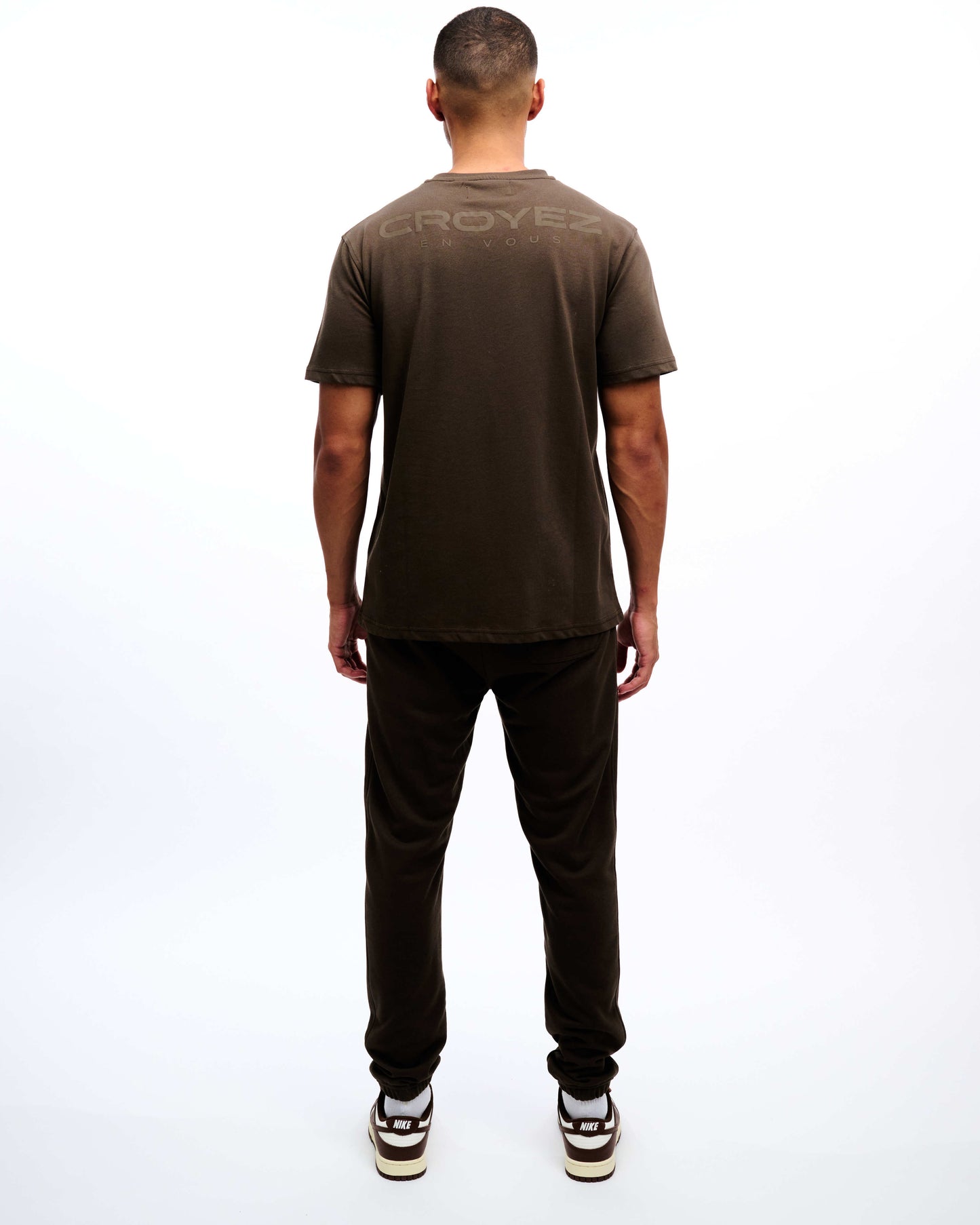 CROYEZ ORGANETTO T-SHIRT - BROWN