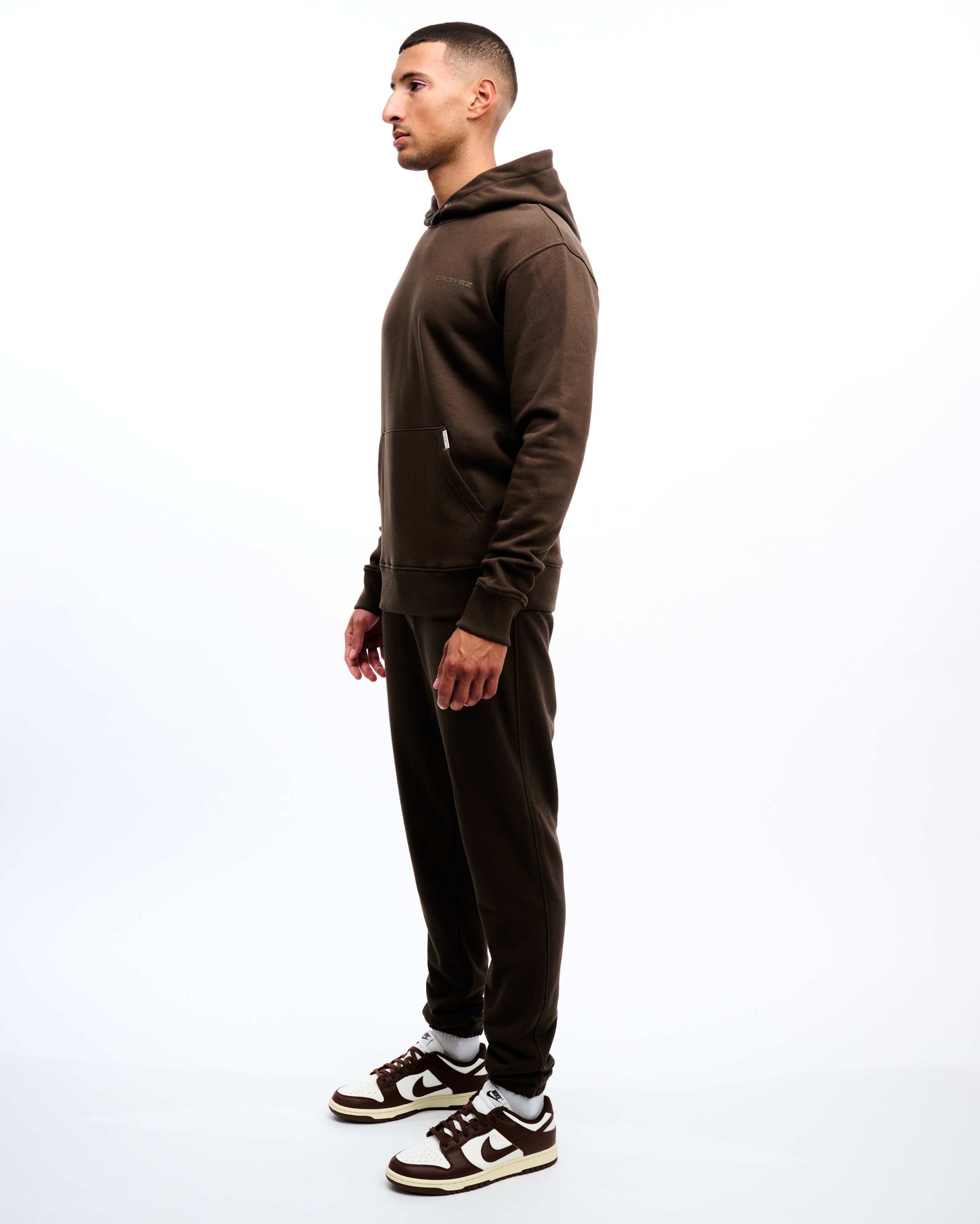 CROYEZ ORGANETTO TRACKPANTS - BROWN