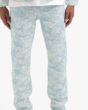 CROYEZ JACQUARD CAMO JEANS | LIGHT BLUE