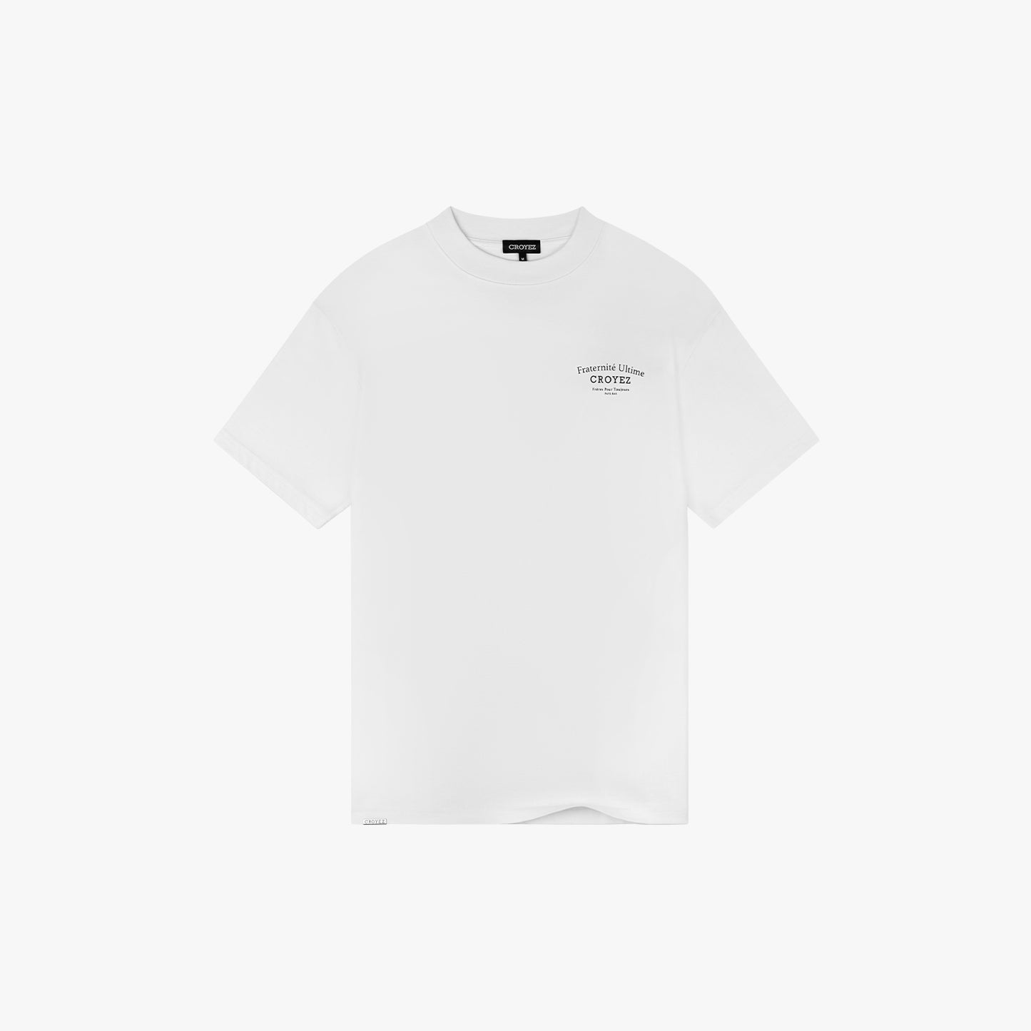 CROYEZ FRATERNITÉ T-SHIRT - WHITE/BLACK