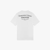 CROYEZ FRATERNITÉ T-SHIRT | WHITE/BLACK