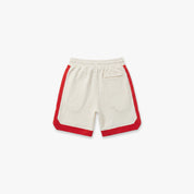Croyez Jersey Sport Shorts | Off-White/Red