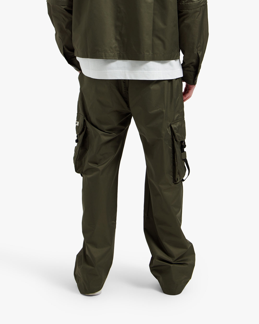 Croyez Etiquette Nylon Pants | Dusty Olive