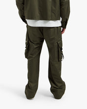 Croyez Etiquette Nylon Pants | Dusty Olive