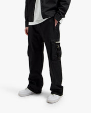 Croyez Etiquette Nylon Pants | Black