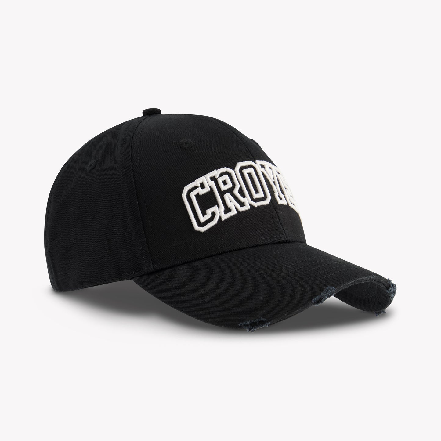 CROYEZ LOGO CAP - BLACK/WHITE