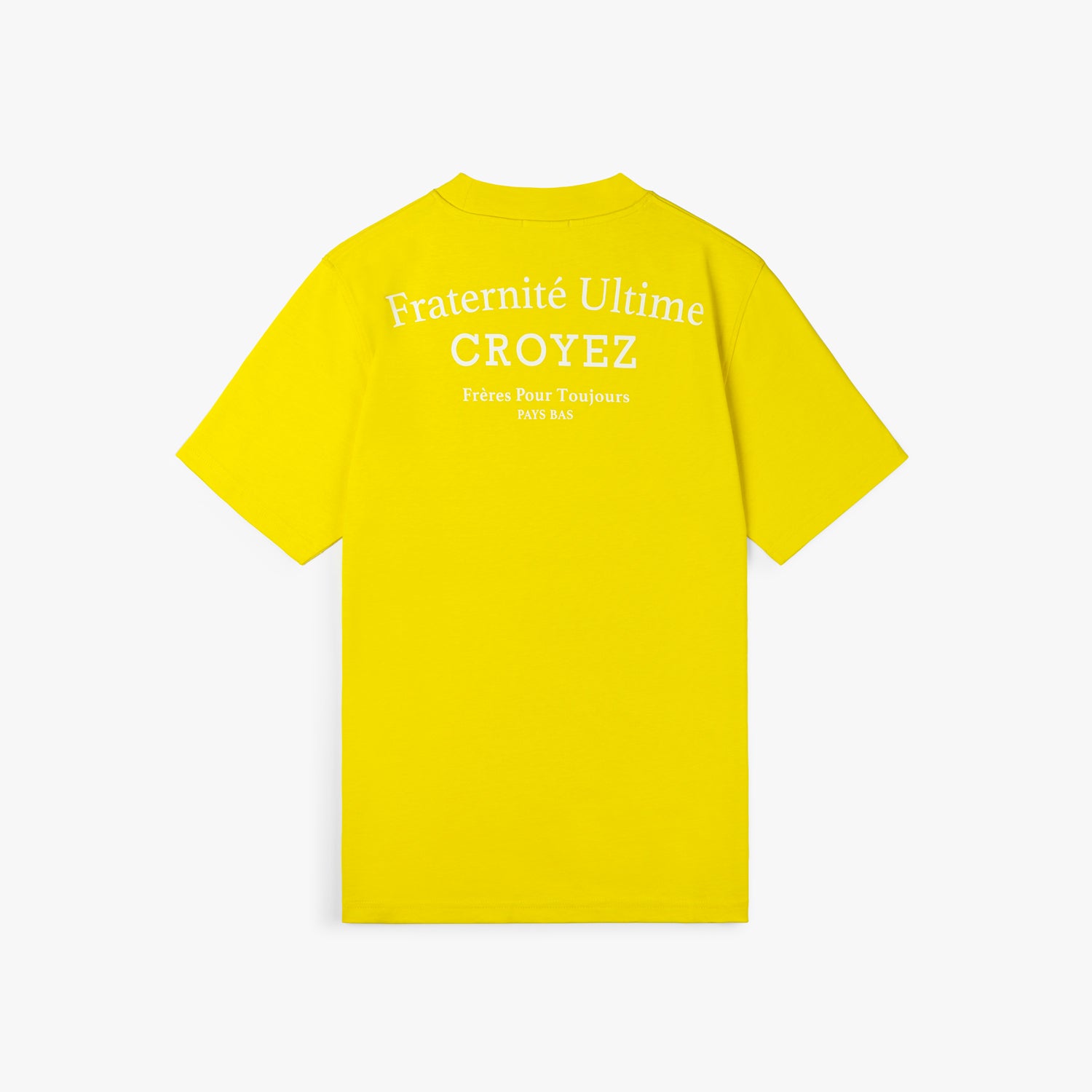 CROYEZ FRATERNITÉ T-SHIRT - YELLOW