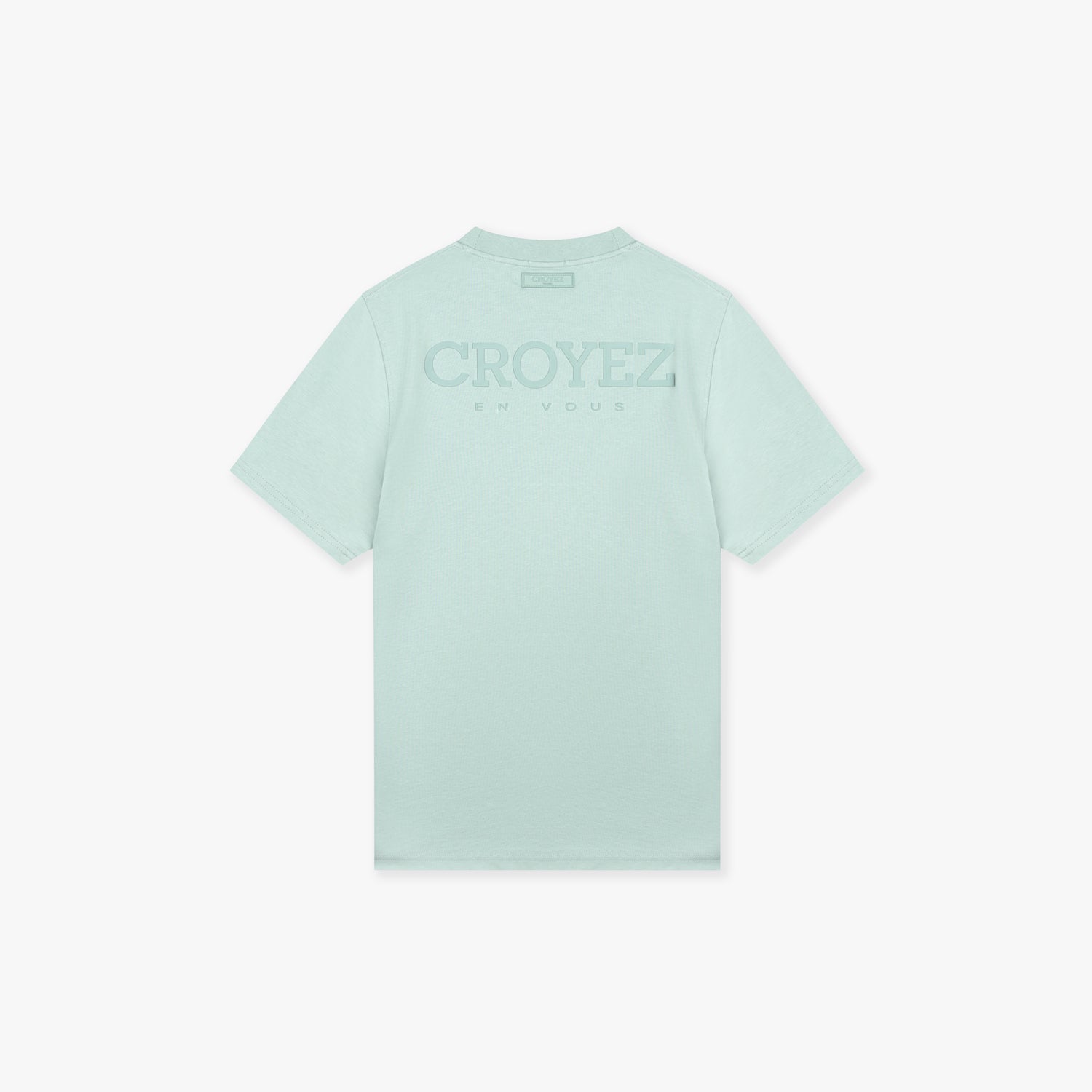 CROYEZ ABSTRACT T-SHIRT - BLUE SURF