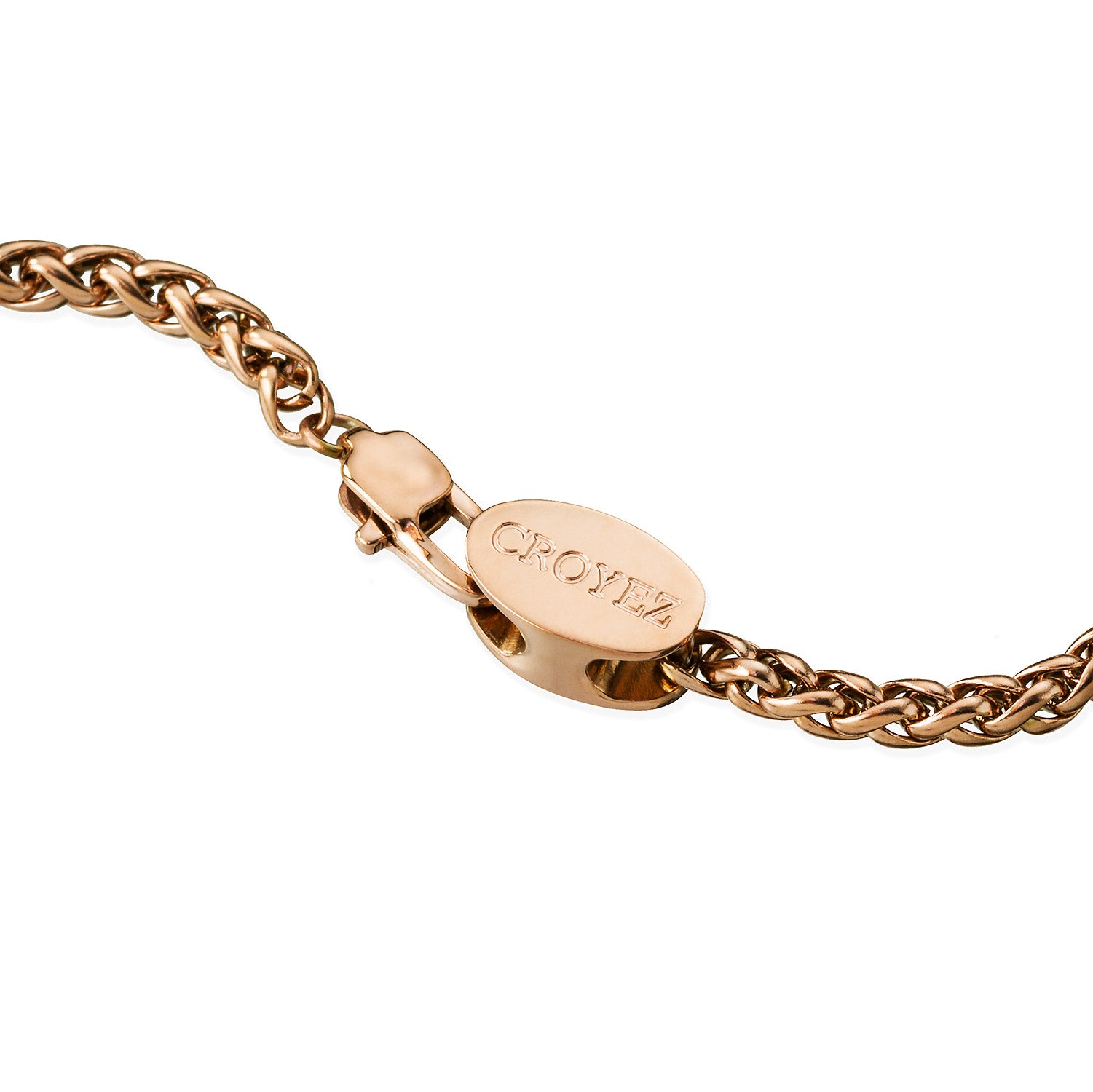 CROYEZ WHEAT CHAIN 3MM | ROSE GOLD