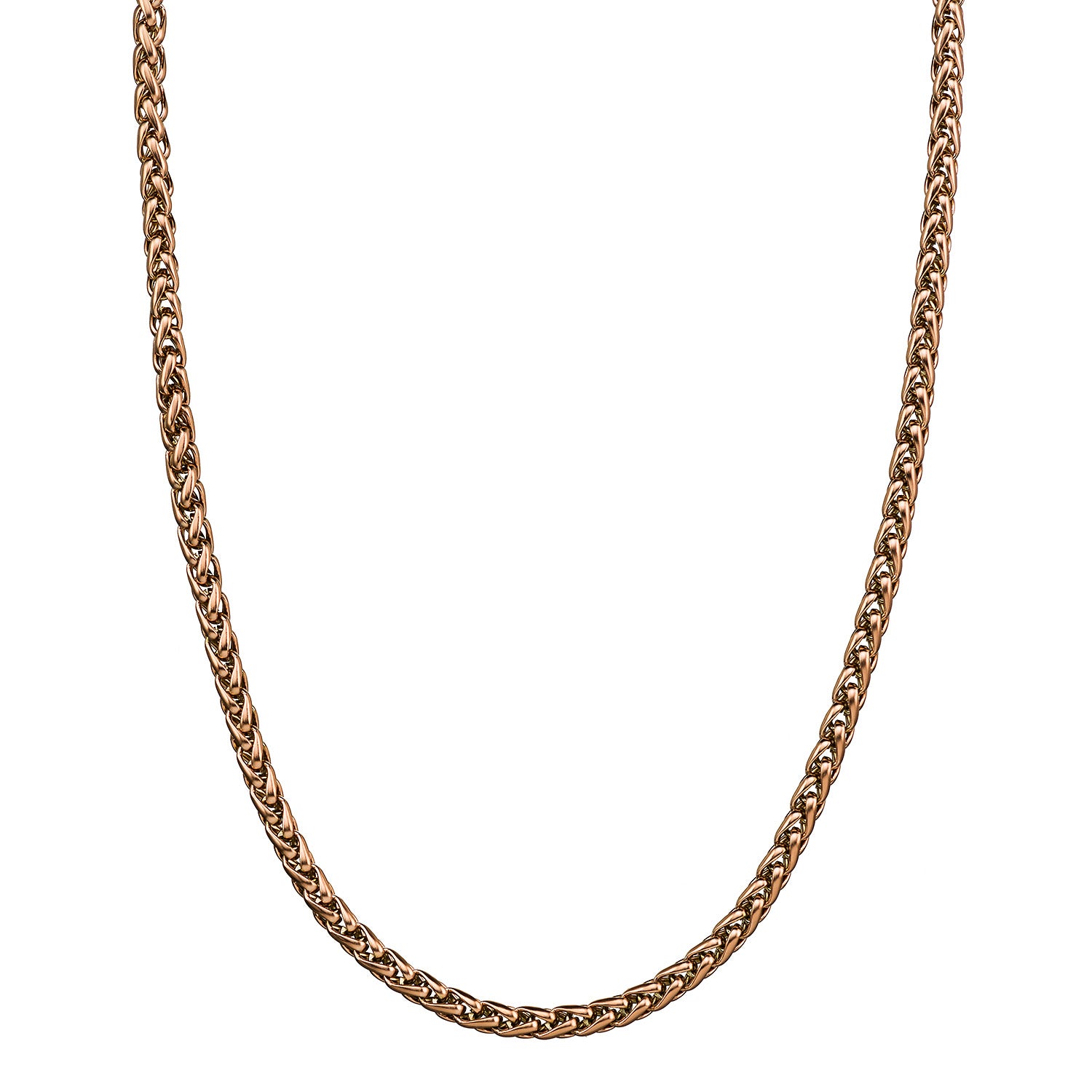 CROYEZ WHEAT CHAIN 5MM | ROSE GOLD