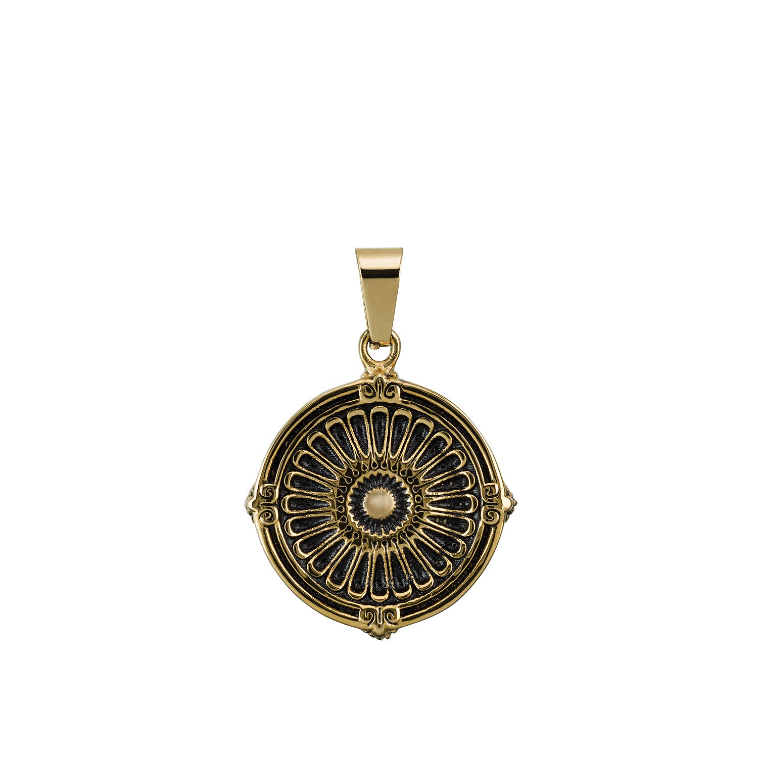 Medallion Gold Pendant