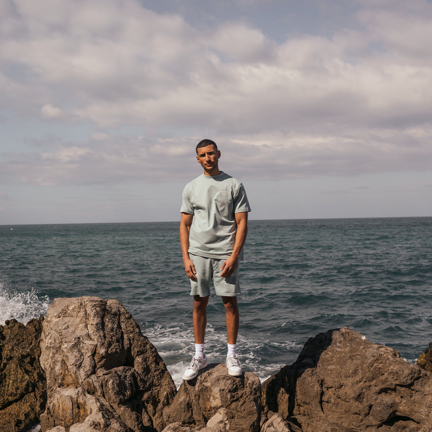 CROYEZ FRATERNITÉ SHORT | BLUE SURF/WHITE