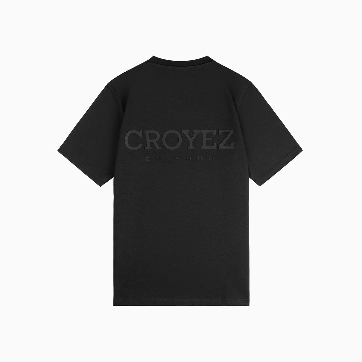 CROYEZ ABSTRACT T-SHIRT - BLACK