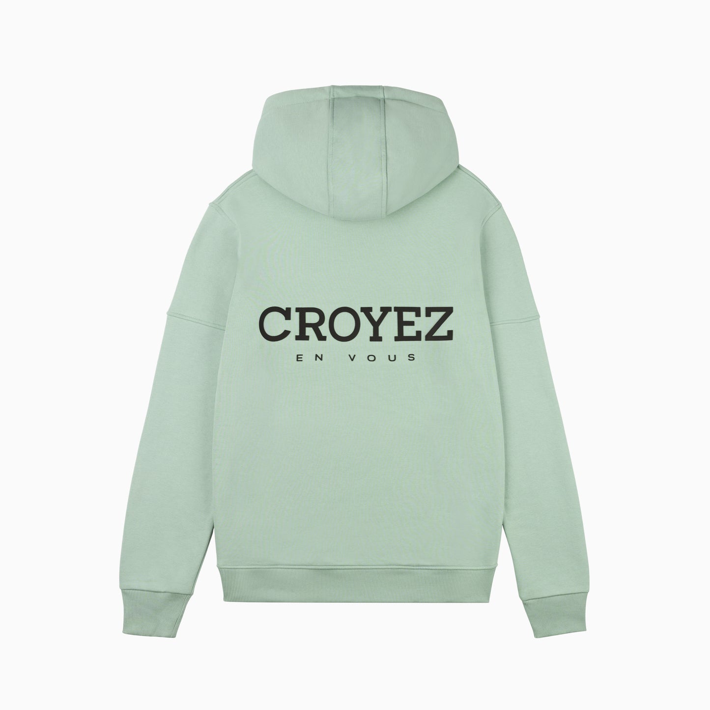 CROYEZ ABSTRACT HOODIE - SILT GREEN