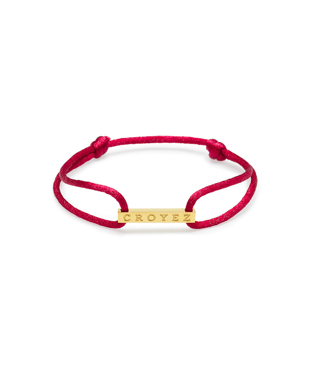 CROYEZ SATIN CORD RED - GOLD