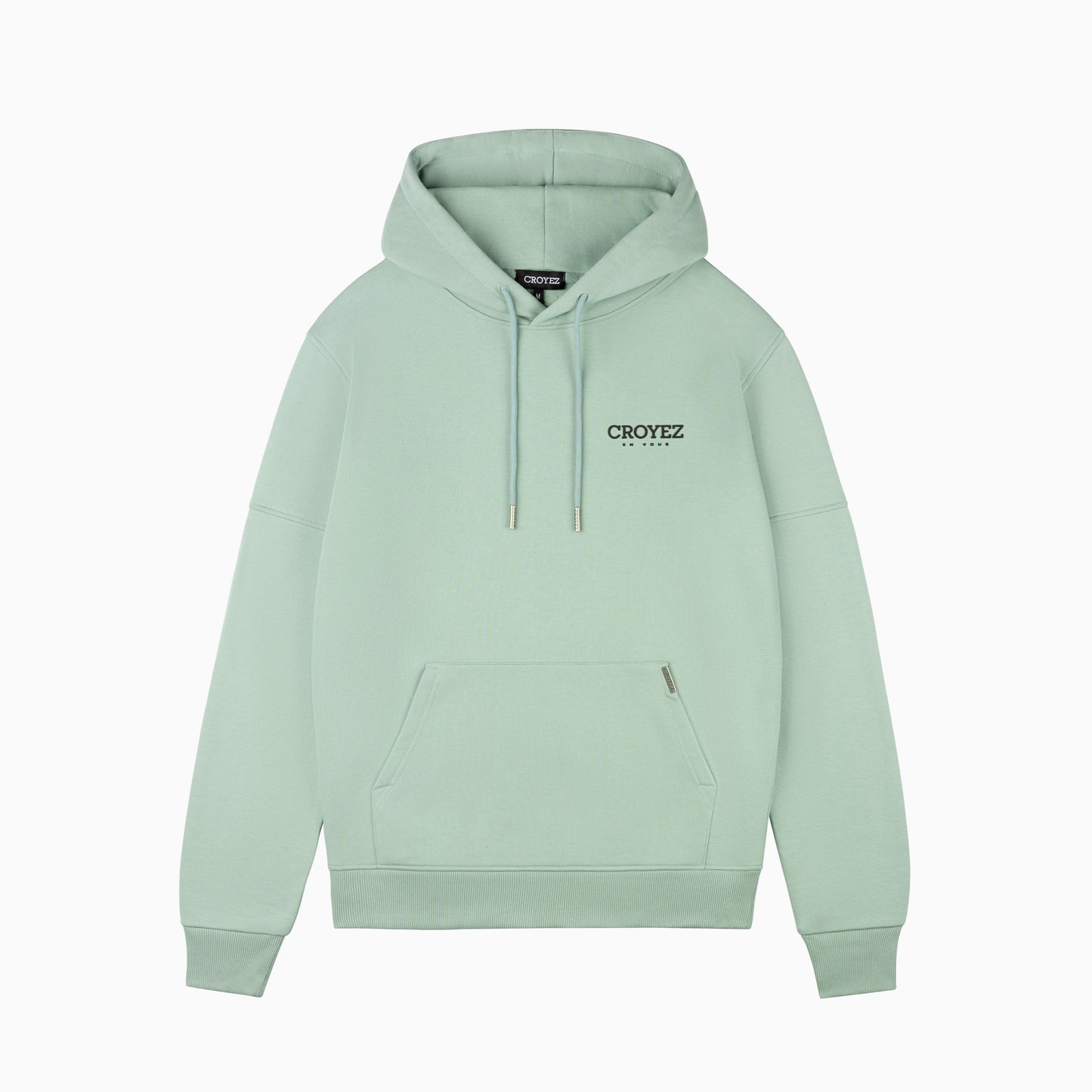 CROYEZ ABSTRACT HOODIE - SILT GREEN