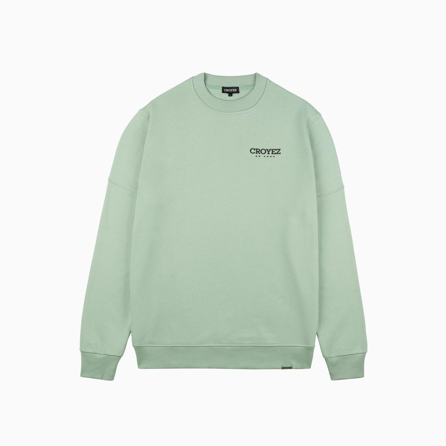 CROYEZ ABSTRACT SWEATER - SILT GREEN